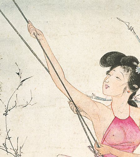 萧县-胡也佛的仕女画和最知名的金瓶梅秘戏图